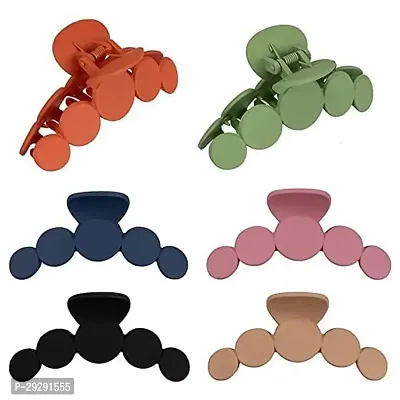 Hair Claw Clips for Women  Pack of 6-thumb0