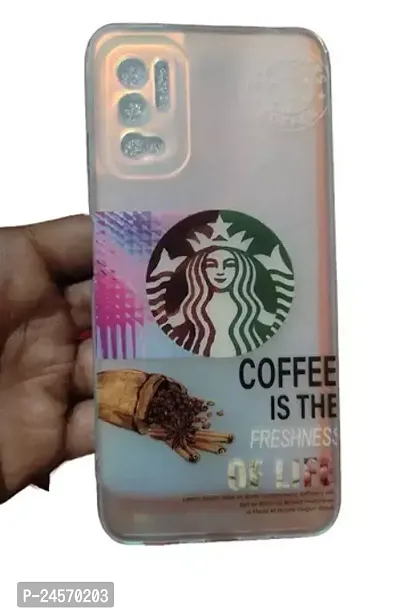 Redmi 10 T 5G 3D Starbucks Back Cover-thumb0