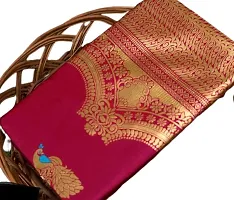 Beautiful Lichi Silk Jacquard Work Saree for Women-thumb1