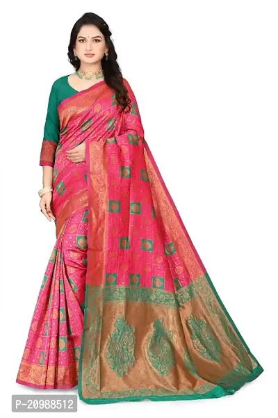 Classic Art Silk Saree with Blouse piece for Women