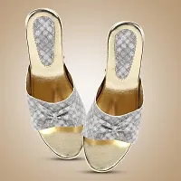 Stylish Wedges Sandal for Women (silver)-thumb3