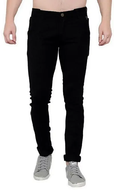 Stylish Denim Mid-Rise Jeans For Men