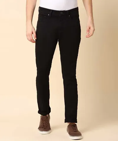 Stylish Denim Mid-Rise Jeans For Men