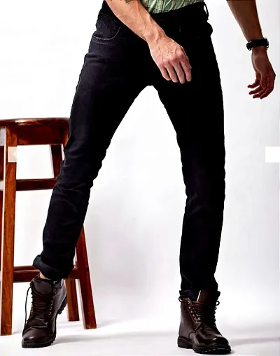 Stylish Mid-Rise Jeans For Men