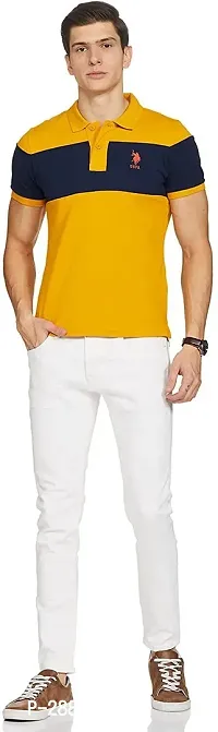 Stylish White Denim Solid Mid-Rise Jeans For Men-thumb0