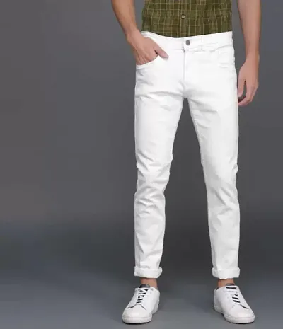 Stylish Mid-Rise Jeans For Men