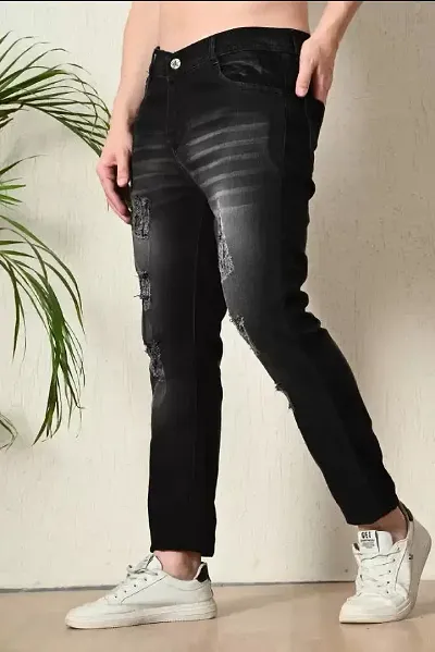 Trendy Stylish Mid-Rise Jeans for Men