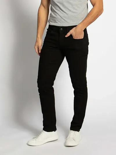 Stylish Denim Mid-Rise Jeans For Men