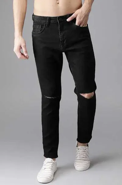 Stylish Mid-Rise Jeans For Men