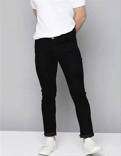 Mens Regular Fit Mid Rise Jeans