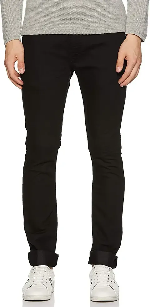 Stylish Blend Mid-Rise Jeans For Men