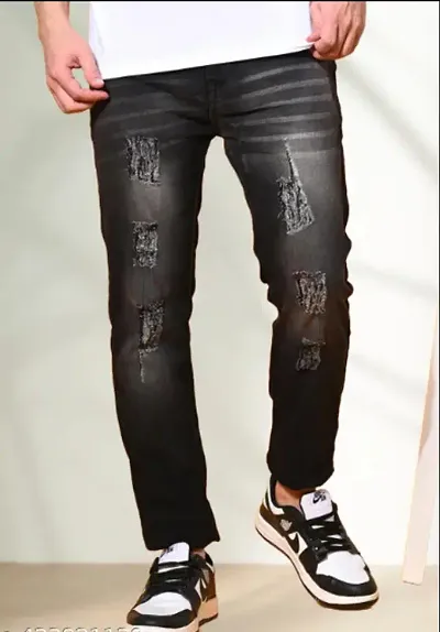 Trendy Stylish Denim Mid-Rise Jeans for Men