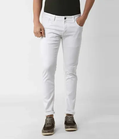 Stylish Denim Mid-Rise Jeans For Men