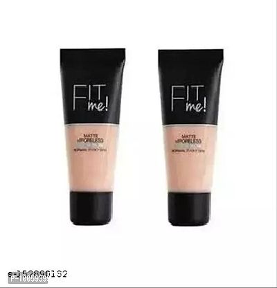 Foundation Combo Pack of 2   Color Nude Beige   foundation combo set  powder foundation  foundation set  foundation cc cream  foundation under 100 rupee  matte foundation  hd foundation water proof  water proof foundation combo-thumb0