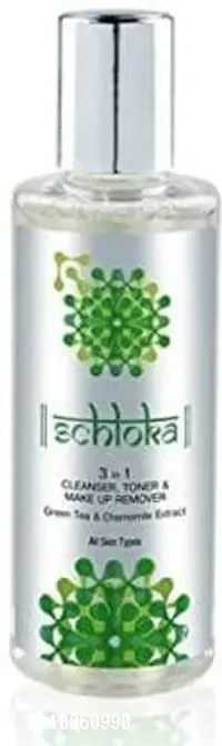 MODICARE SCHLOKA 3 in 1 Cleanser  toner and make up remover (Green tea  chamomile extract) Men  Women (200 ml)-thumb0