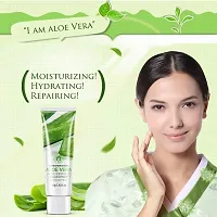 Trendy Bioaqua Aloe Vera Gel Moisturizing Oil Control Remove Acne Treatment Moisturizing Cream Sunscreen Aloe Cream Skin Care 40Ml-thumb2