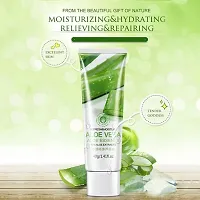 Trendy Bioaqua Aloe Vera Gel Moisturizing Oil Control Remove Acne Treatment Moisturizing Cream Sunscreen Aloe Cream Skin Care 40Ml-thumb3