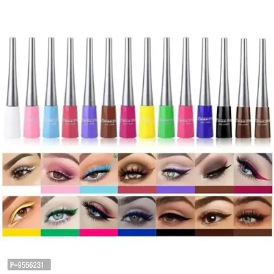 Trendy Shizuka Colorful Liquid Matte Eyeliner - 14 Shades Available - 6Gm Each-thumb2