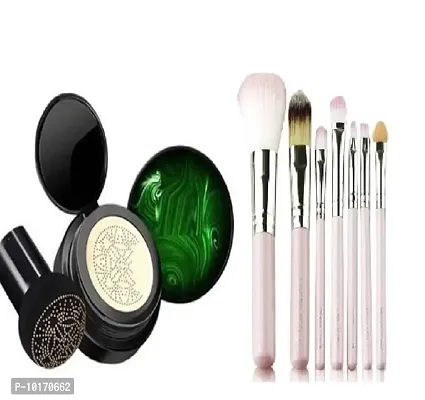 Professional Sunisa Air Cusion Foundation With 7p Hello Kitty Makeup Brush Set