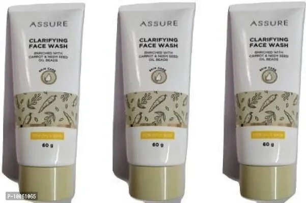 ASSURE Clarifying ( Pack of 3x60g) Face Wash&nbsp;&nbsp;(180 g)-thumb0