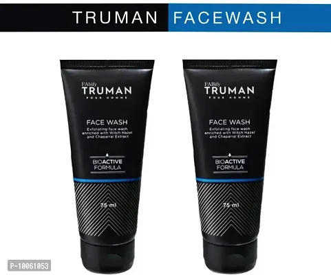 Truman Pour Homme BIOACTIVE Facewash | 75 Ml Each | Face Wash&nbsp;&nbsp;(150 g)-thumb0