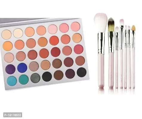 Professional Jaclyn Hill Eyeshadow With 7p Hello Kitty Makeup Brush Set