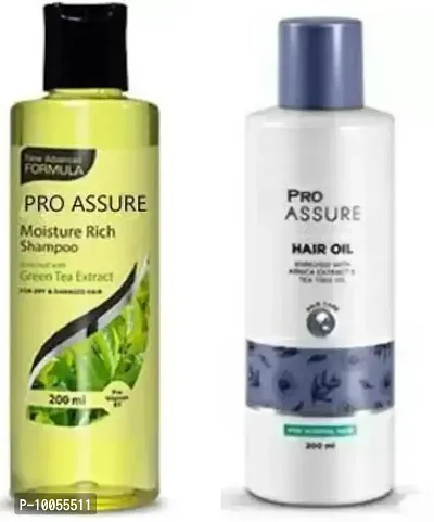 Assure Moisture Rich Shampoo With Hair Oil A combo of Shampoo and Hair oil&nbsp;&nbsp;(2 Items in the set)