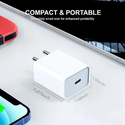 Apple 20W USB-C Power Adapter (for iPhone, iPad  AirPods)