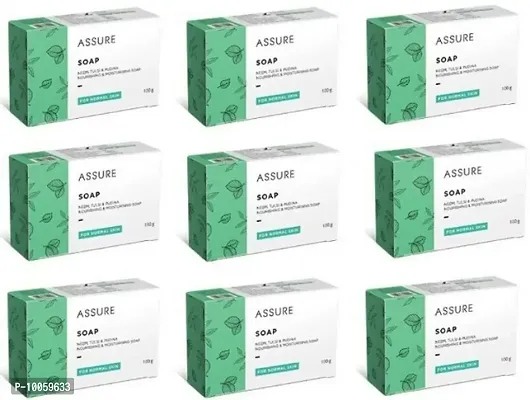 Assure Neem Soap 100g Pack of 9  (9 x 100 g)-thumb0