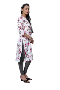 Floral Print Crepe Feeding Kurti-thumb1