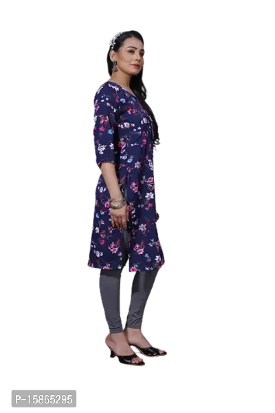 Floral Print Crepe Feeding Kurti-thumb2