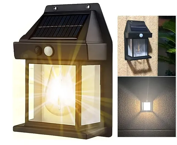 Solar wall lamp Solar Wall Light Outdoor Waterproof Up and Down Lighting, Solar LED Wall Light Induction Lamp Villa Garden Lights Yard Patio Fence Lamps.
