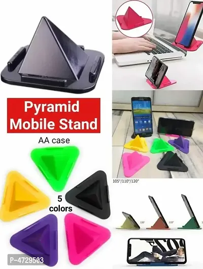 Pyramid Mobile Stand (Pack of 3, Multi color)