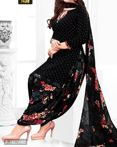 Casual Wear Women Dress Material And Salwar Suit Sets For Women  Girl Printed-Type( Unstitched )-thumb0