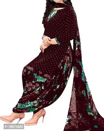 Casual Wear Women Dress Material And Salwar Suit Sets For Women  Girl Printed-Type( Unstitched )-thumb0