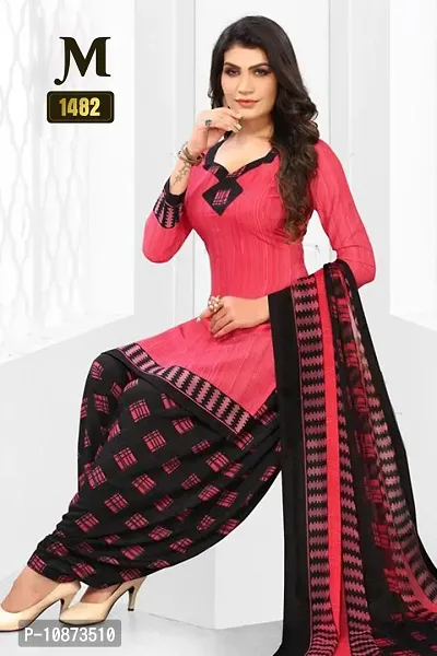 Casual Wear Women Dress Material And Salwar Suit Sets For Women  Girl Printed-Type( Unstitched )