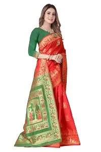 Woven Baluchari Art Silk Saree for Women-thumb1