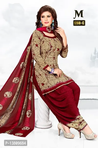 Casual Wear Women Dress Material And Salwar Suit Sets For Women  Girl Printed-Type( Unstitched )