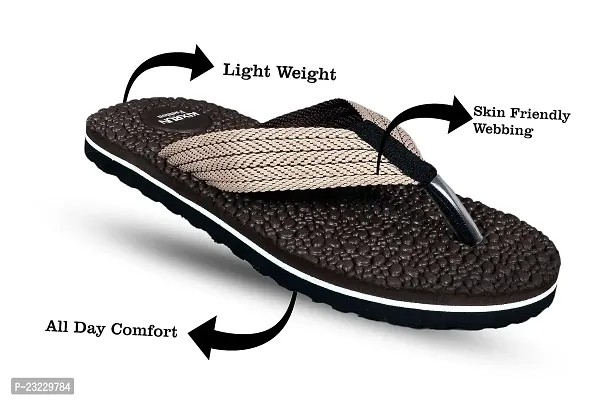KIXRUN Grey Ortho + Rest Men's Extra Soft Ortho Doctor Slippers for Men | Orthopedic MCR Footwear | Comfortable Flip-Flops for Home Daily use-thumb4