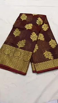 Beautiful Art Silk Banarasi Saree-thumb1