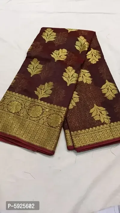 Beautiful Art Silk Banarasi Saree-thumb2