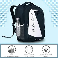 School bag For Men Women Boys Girls/Office School College Teens  Students Bag  Backpack (Black)-thumb2