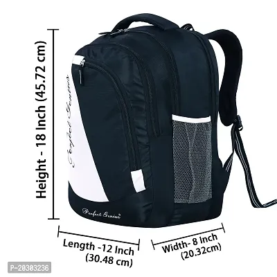 school bag / backpack / college bag / School bag For Men Women Boys Girls/Office School College Teens  Students Bag  Backpack (Black)-thumb4