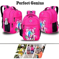 School bag For  Boys Girls/ School College Teens  Students Bag  Backpack(pink )-thumb3