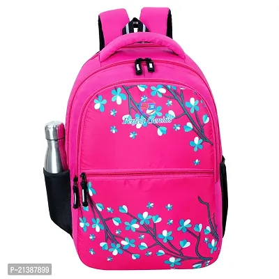 School bag For Men Women Boys Girls/Office School College Teens  Students Bag  Backpack (pink )-thumb0