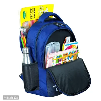 School bag For Men Women Boys Girls/Office School College Teens  Students Bag  Backpack (navy blue)-thumb5