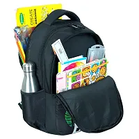 School bag For Men Women Boys Girls/Office School College Teens  Students Bag  Backpack (Black)-thumb1