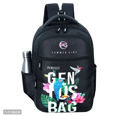 School bag For Men Women Boys Girls/Office School College Teens  Students Bag  Backpack ( Black )-thumb0