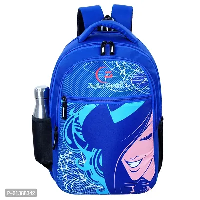 School bag For Men Women Boys Girls/Office School College Teens  Students Bag  Backpack ( R Blue )-thumb0