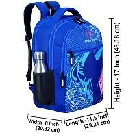 School bag For Men Women Boys Girls/Office School College Teens  Students Bag  Backpack ( R Blue )-thumb1